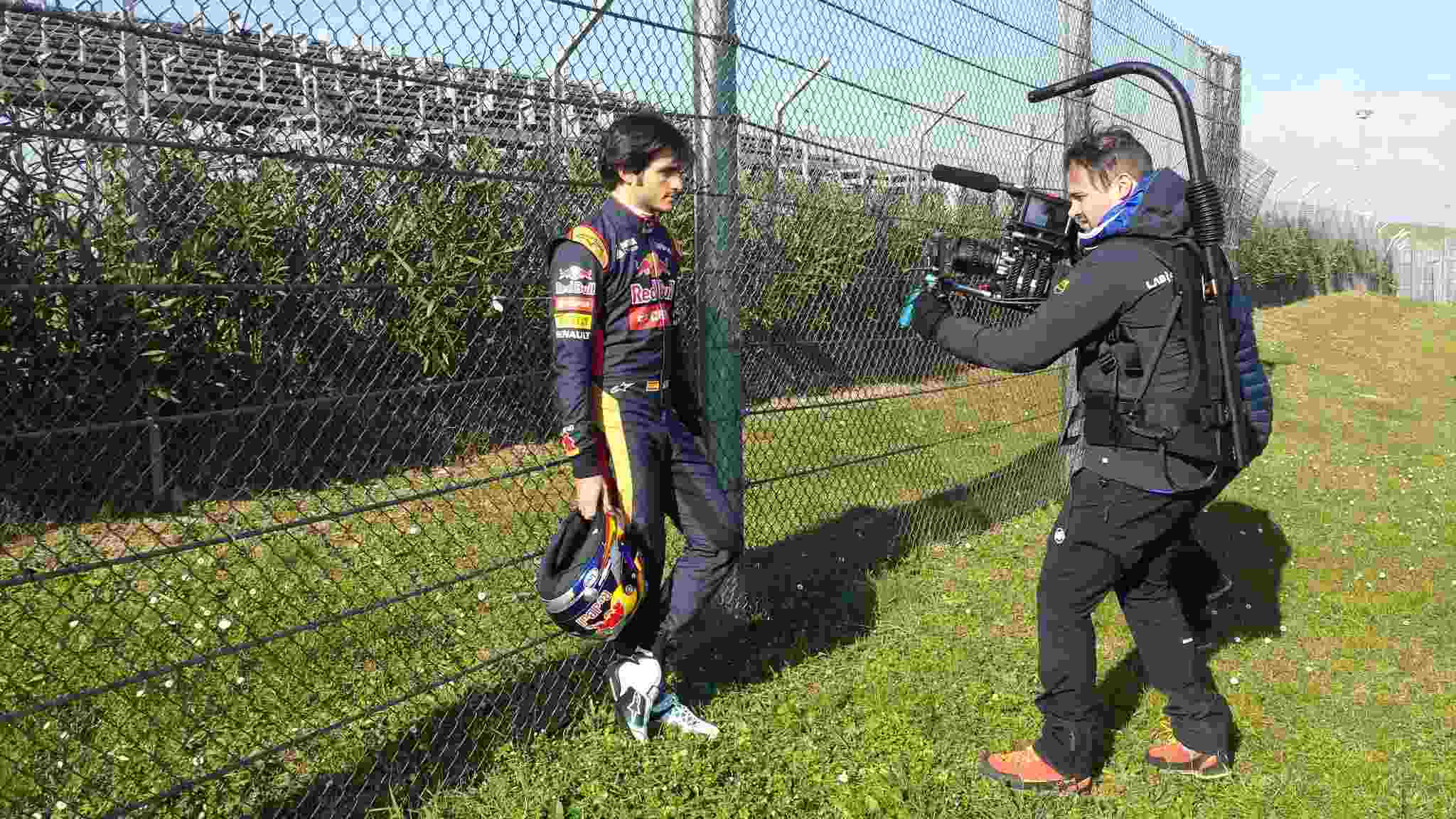 Florian mit Carlos Sainz Nr.3
